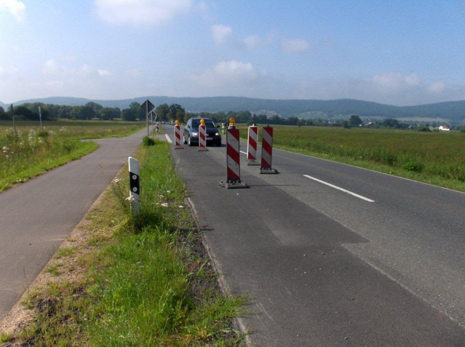 An der Eickhorster Straße (L 803 zwischen Hille und Eickhorst) hat sich bisher  wenig getan.